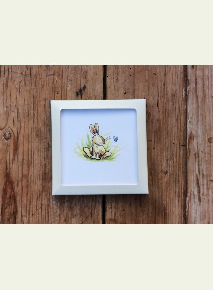 Two Bad Mice Coaster Baby Rabbit Butterfly
